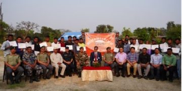 पर्सामा सशस्त्र प्रहरद्वारा ‘विपद स्वयंसेवक परिचालन विस्तारित’ तालिम सम्पन्न