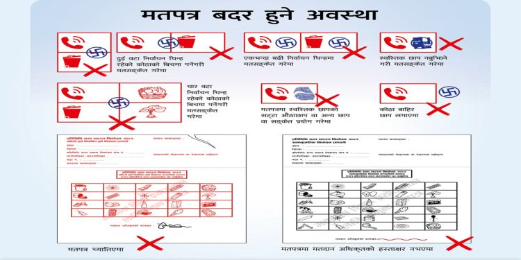 पर्सामा मत बदरको चाङ: ६.३३ प्रतिशत मत खेर