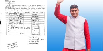 पर्सा क्षेत्र नम्बर १ का सांसद पन्तकाे निर्वाचन खर्च सार्वजनिक