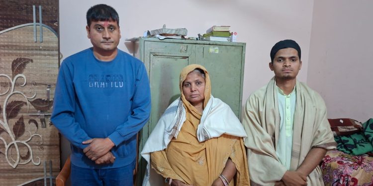 सपथ ग्रहणअघि सांसद हरि पन्तद्वारा जेन्जी शहीद परिवारसँग भेट