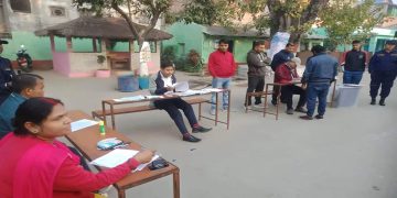 वीरगञ्ज कारागारमा कैदीबन्दीद्वारा उत्साहजनक मतदान