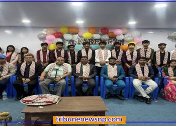 वीरगन्ज स्कुलमा अध्ययनरत कक्षा १० का विद्यार्थीहरुको बिदाई