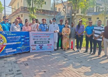रुङ्गटा वेलफेयर सोसाइटी र ग्रीन सिटीको पर्सा प्रहरीलाई डिजिटल शौचालय