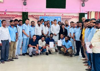 रगतको कमि हुन थाले पछि रास्वपा पर्साद्वारा आकस्मिक रक्तदान 