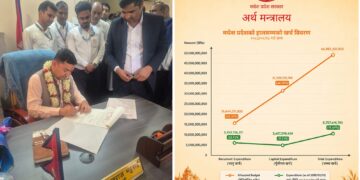 युवराज भट्टराईले अर्थमन्त्रीको कार्यभार सम्हालेकै दिन बजेट खर्च सार्वजनिक