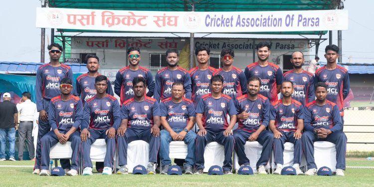 मधेस क्रिकेट लिग MCL मा पर्साको सान्दार जित दर्ता