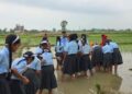 किताबी ज्ञान छोडेर खेतको हिलोमा रमाए विद्यार्थी : गौतम माविले यसरी बुझायो कृषि र माटोको महत्त्व