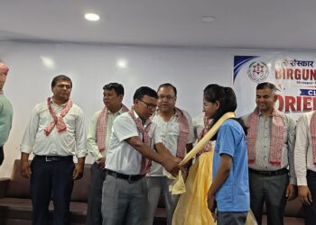 वीरगन्ज कलेजका कक्षा ११ का विद्यार्थीहरुलाई स्वागत, अनुशासित र लगनशील भएर अध्ययन गर्न सुझाव