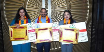 नाफिजद्वारा वीरगन्जका सुरेश विडारी सहित तीन आर्थिक पत्रकार सम्मानित