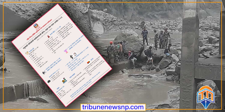 भोटेकोशी बाढीः ६२६ जनाको शव फेला, २४ सयभन्दा बढी अझै सम्पर्कविहीन Update