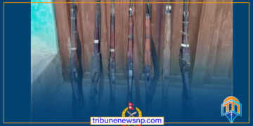 दाङका विभिन्न सामुदायिक वनबाट १० नाल भरुवा बन्दुक बरामद