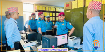 मधेस प्रदेश प्रहरी प्रमुख डीआईजी अधिकारीद्वारा पर्सामा अनुगमन