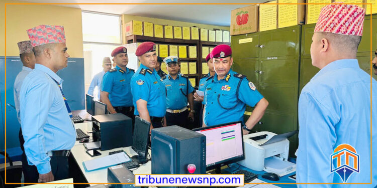 मधेस प्रदेश प्रहरी प्रमुख डीआईजी अधिकारीद्वारा पर्सामा अनुगमन
