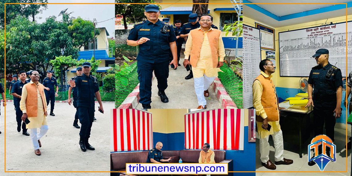 मन्त्री महतोको तदारुक्ता : निजी समयलाई पनि सदूपयोग गर्दै पर्सा प्रहरी कार्यालयको स्थलगत निरीक्षण