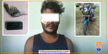 सर्लाहीमा मोटरसाईकल दुर्घटनामा परेका युवक पेस्तोल सहित पक्राउ