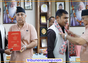 विद्यावारिधि उपाधि हासिल गरेका बैठा वीरगंज महानगरद्वारा सम्मानित